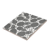 モノクロパイナップル タイル (側面)