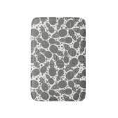 モノクロパイナップル バスマット (正面縦)