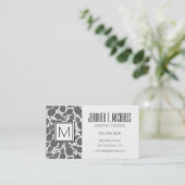 モノクロパイナップル|モノグラム 名刺 (スタンド正面)