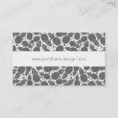 モノクロパイナップル|モノグラム 名刺 (裏面)