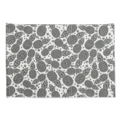 モノクロパイナップル 枕カバー (裏面-右)