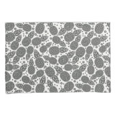 モノクロパイナップル 枕カバー (正面右)