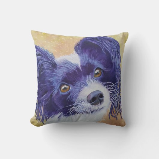 モノクロパピロン クッション (正面)