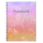 モノクロパーソナライズされたフォトスクラップブック ノートブック (正面)