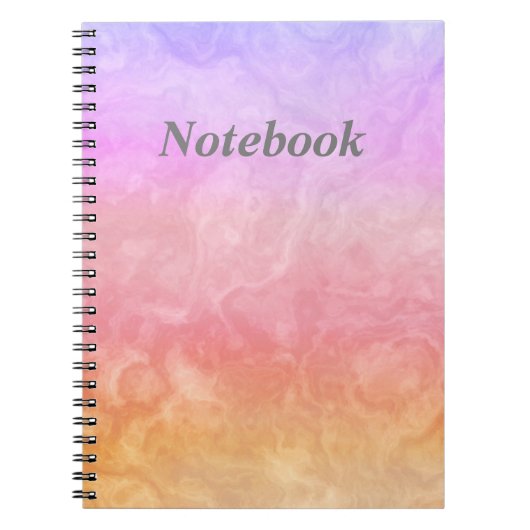 モノクロパーソナライズされたフォトスクラップブック ノートブック (正面)