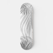 モノクロパームブリス1 #tropical #art スケートボード (正面)