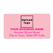 モノクロピンクビジネス出荷ラベル ラベル (正面)