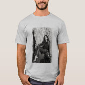 モノクロファッションスケッチTシャツ Tシャツ (正面)