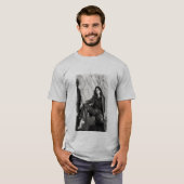 モノクロファッションスケッチTシャツ Tシャツ (正面フル)