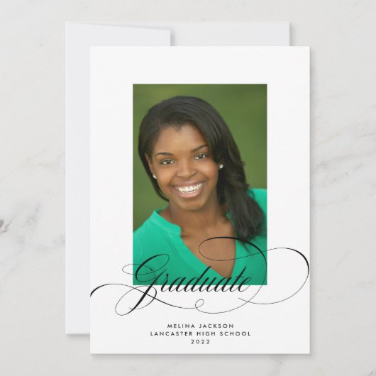 モノクロファンシー大学院写真のお知らせ 案内状 (正面)