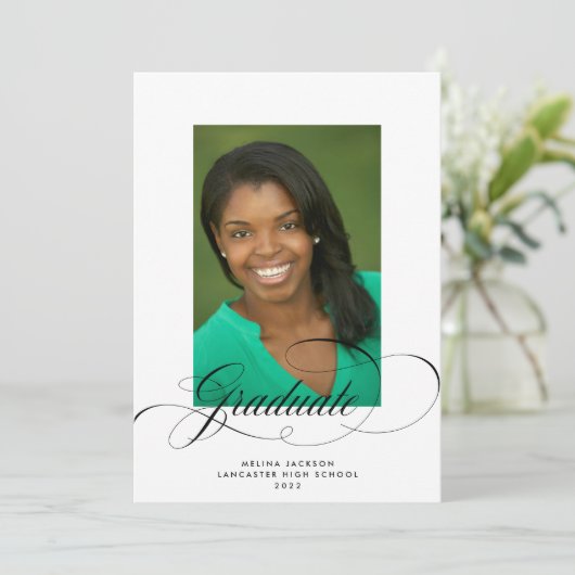 モノクロファンシー大学院写真のお知らせ 案内状 (スタンド正面)