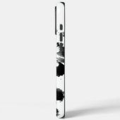 モノクロフラワーモチーフ オリジナルアート Case-Mate iPhoneケース (裏面 / 左)