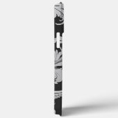 モノクロフルーアアンティークパターン Case-Mate iPhoneケース (裏面 / 右)