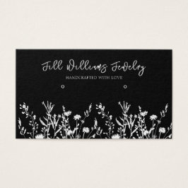 モノクロフローラ・イヤリングバスケディスプレイカード