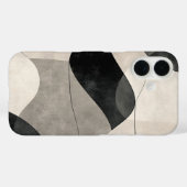 モノクロフロー電話ケース Case-Mate iPhoneケース (裏面 (横))