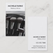 モノクロブラシセット |メイクアップアーティスト 名刺 (正面/裏面)