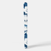 モノクロブルーウォーターカラーシャーク海 Case-Mate iPhoneケース (裏面 / 左)