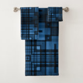 モノクロブルー バスタオルセット (インサイチュ)