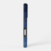 モノクロブルー iPhone 16ケース (右側面)