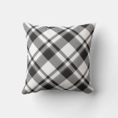 モノクロプライドピンクパーソナライズモノグラム名 クッション (裏面)