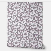 モノクロベリーブランチ壁紙