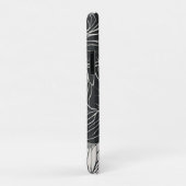 モノクロボタニカルリーフアート Case-Mate iPhoneケース (裏面/右)