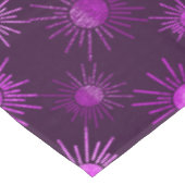 モノクロボホサンパターン – 紫 テーブルクロス (アングル)