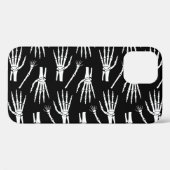 モノクロボーンハロウィーンパターン Case-Mate iPhoneケース (裏面 (横))