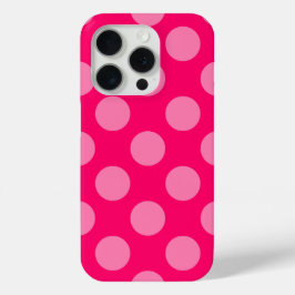 モノクロポルカドットをカスタマイズしよう iPhone 15 PROケース
