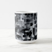 モノクロマトリクスモザイク コーヒーマグカップ (中央)