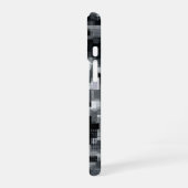 モノクロマトリクスモザイク iPhone 16ケース (左側面)