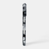 モノクロマトリクスモザイク iPhone 16ケース (右側面)