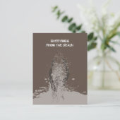 モノクロマングランジウォーター散水 ポストカード (スタンド正面)