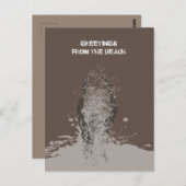 モノクロマングランジウォーター散水 ポストカード (正面/裏面)