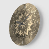 モノクロマンダララウンド(大)壁時計 ラージ壁時計 (傾斜)