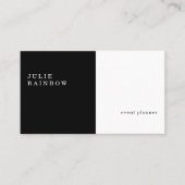 モノクロミニマモダンリストプロフェッショナルV3 名刺 (正面)