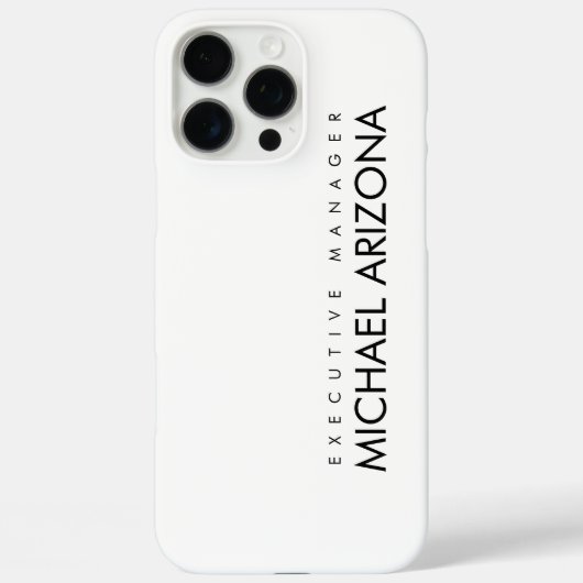 モノクロミニマリストシンプルモダン Case-Mate iPhoneケース (裏面)