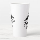 モノクロミニマリスト カフェラテマグ (正面)