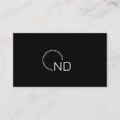 モノクロミニマリスト 名刺 (裏面)