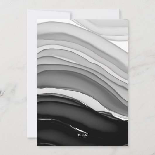 モノクロミニマルクリスマスジャパンディスタイル写真 シーズンカード (裏面)