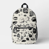モノクロミネラルエンジェスティ プリントバックパック (正面)