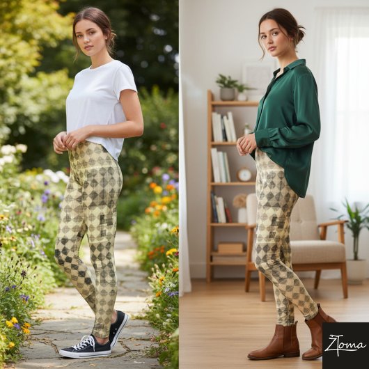 モノクロミューズレギンス レギンス