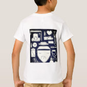 モノクロメディカルアイコンセット Tシャツ (裏面)