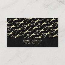 モノクロメモダンンズ美容師金ゴールド鋏