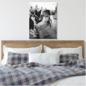 モノクロメモリ | '常にあなた'のカスタム キャンバスプリント (インサイチュ (寝室))