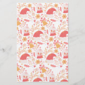 モノクロメリー：クリスマスドードルアートコレクション 便箋 (裏面)