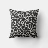 モノクロモザイク クッション (裏面)