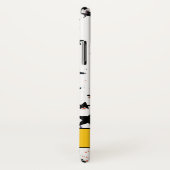 モノクロモダンな手描きのおもしろいの宇宙および星 Case-Mate iPhoneケース (裏面/右)