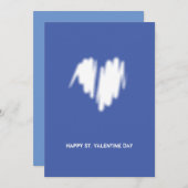 モノクロモダンホワイトハートQRコードの消去 シーズンカード (正面/裏面)