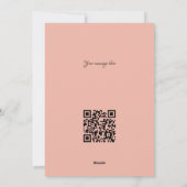 モノクロモダンホワイトハートQRコードの消去 シーズンカード (裏面)